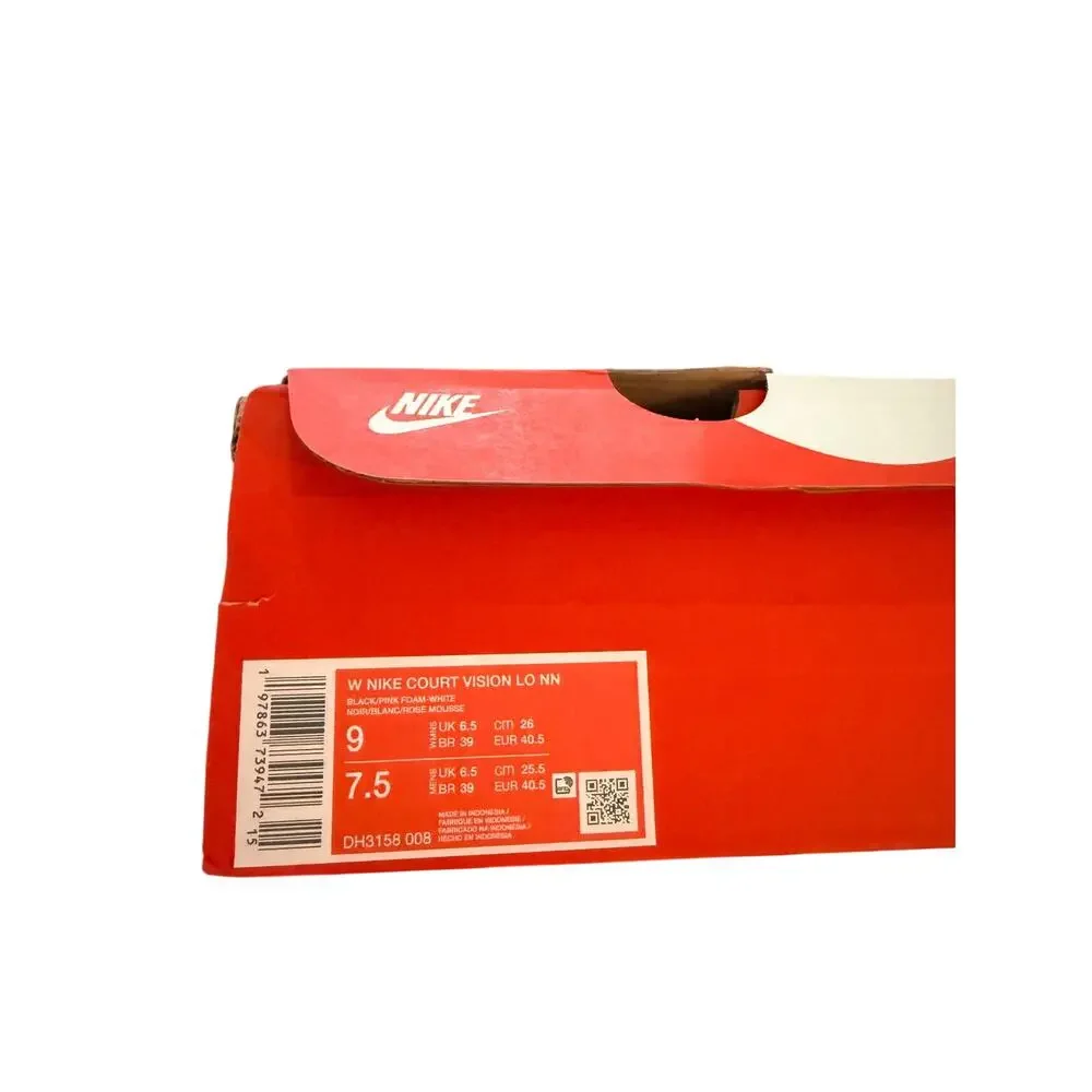 Nike Court Vision Low Women’s 9 Men’s 7.5 NWT